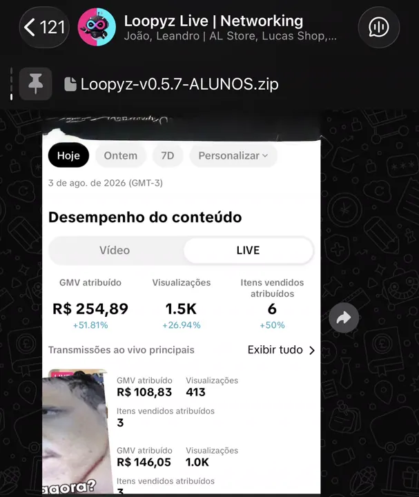 Depoimento de aluno do Loopyz