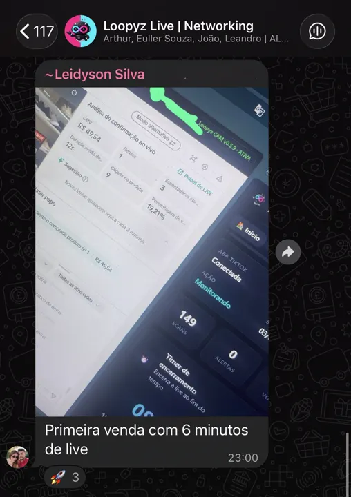 Depoimento de aluno do Loopyz