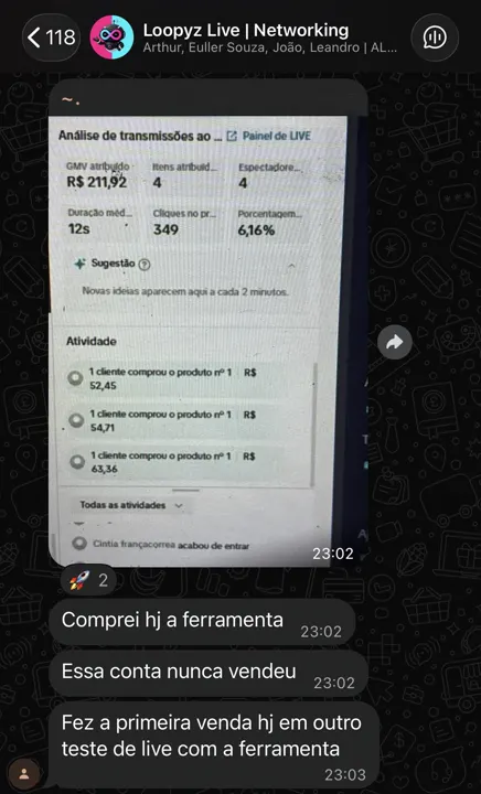 Depoimento de aluno do Loopyz