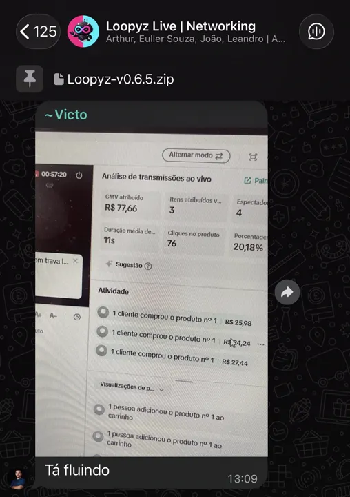 Depoimento de aluno do Loopyz