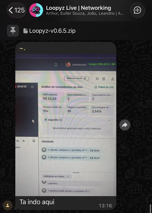 Depoimento de aluno do Loopyz