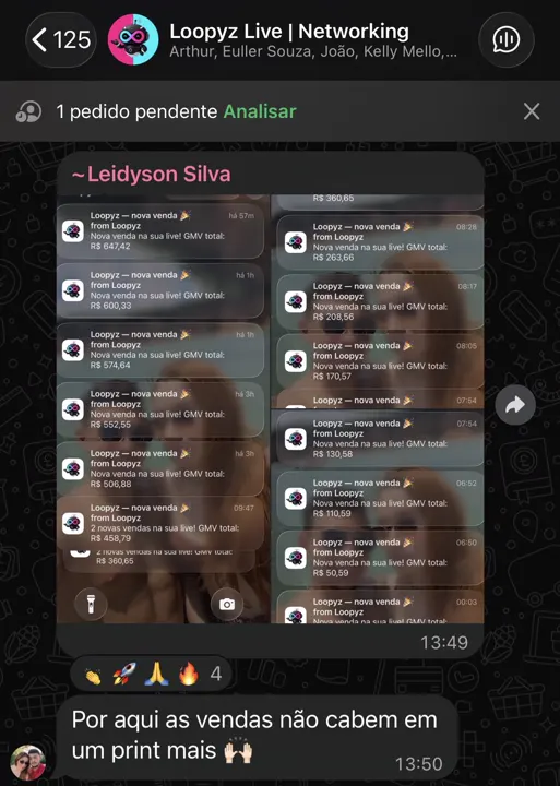 Depoimento de aluno do Loopyz