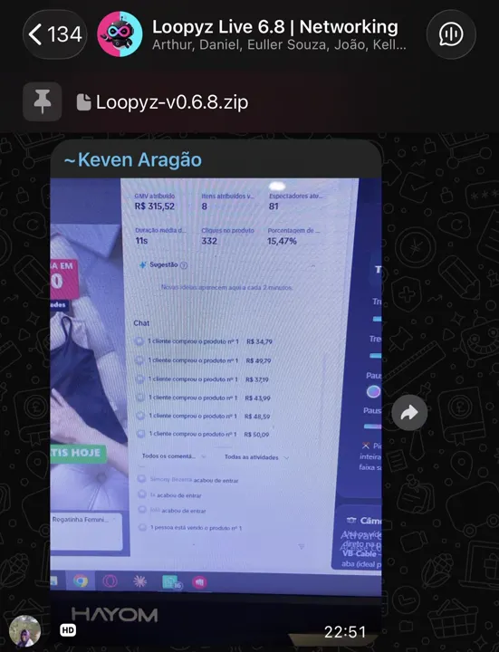 Depoimento de aluno do Loopyz