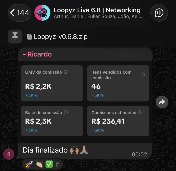 Depoimento de aluno do Loopyz
