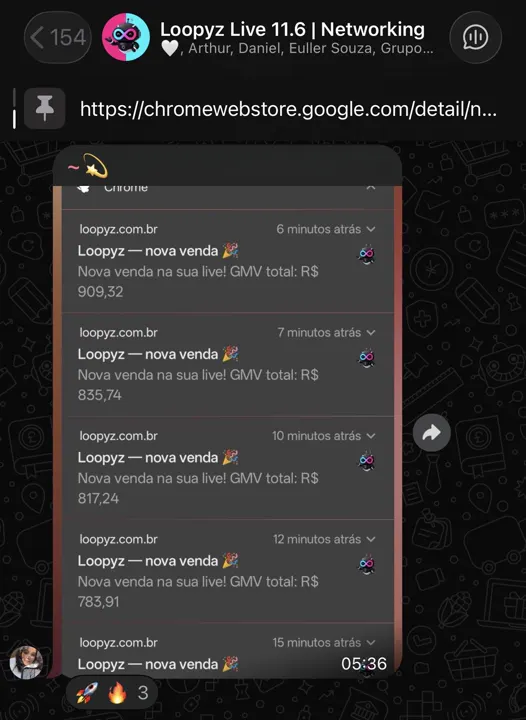 Depoimento de aluno do Loopyz